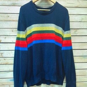 Men's Multicolor Striped Sweater